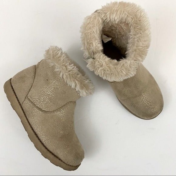 Cat & Jack Shoes Cat And Jack Faux Fur Sparkle Winter Boots Toddler